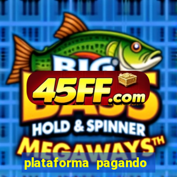 plataforma pagando no cadastro bet